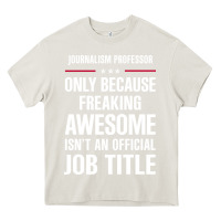 Cream gift for freaking awesome journalism professor Heavy Core Tee - DesigneFamous