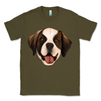 Army Green st bernard Classic Tee - Jasminsmagicworld