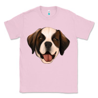 Bubblegum Pink st bernard Classic Tee - Jasminsmagicworld