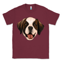 Burgundy st bernard Classic Tee - Jasminsmagicworld