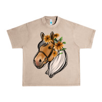French Oak floral horse Urban Heavy Tee - Jasminsmagicworld