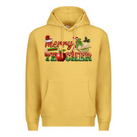 Antique Gold merry teacher Premium Hoodie - BarkalooDesign