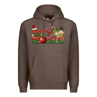 Coffee merry teacher Premium Hoodie - BarkalooDesign