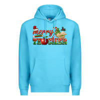 Ocean Blue merry teacher Premium Hoodie - BarkalooDesign