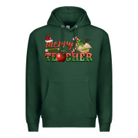 Sports Green merry teacher Premium Hoodie - BarkalooDesign