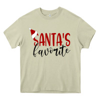Mossy Santa's Favorite Ho Heavy Core Tee - DesigneFamous