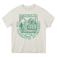 Cream The Dartmouth, College Heavy Core Tee - DesigneFamous