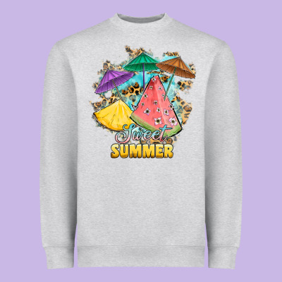 Sweet Summer Watermelon Pineapple Fruits Heavyweight Sweatshirt Designed By Ranaportraitstore
