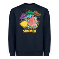 Navy sweet summer watermelon pineapple fruits Heavyweight Sweatshirt - RanaPortraitStore