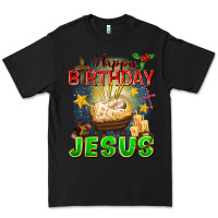 Black happy birthday jesus Premium Tee - FaDigitalArtStudio