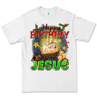 White happy birthday jesus Premium Tee - FaDigitalArtStudio
