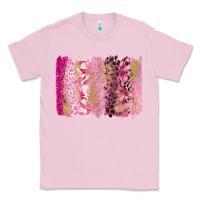 Bubblegum Pink cancer brushstroke Classic Tee - FaDigitalArtStudio