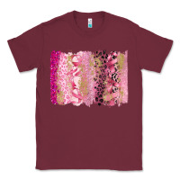 Burgundy cancer brushstroke Classic Tee - FaDigitalArtStudio