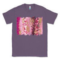 Lavender cancer brushstroke Classic Tee - FaDigitalArtStudio
