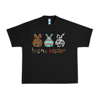 Black Happy Easter Urban Heavy Tee - CowhideDigitalArt