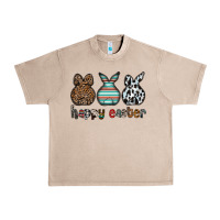 French Oak Happy Easter Urban Heavy Tee - CowhideDigitalArt