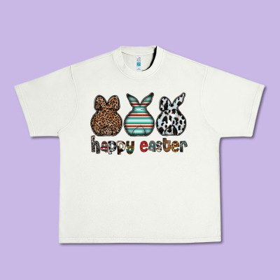 Happy Easter Urban Heavy Tee Designed By Cowhidedigitalart