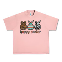 Salmon Happy Easter Urban Heavy Tee - CowhideDigitalArt
