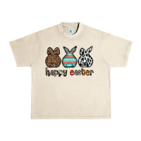 Sandshell Happy Easter Urban Heavy Tee - CowhideDigitalArt