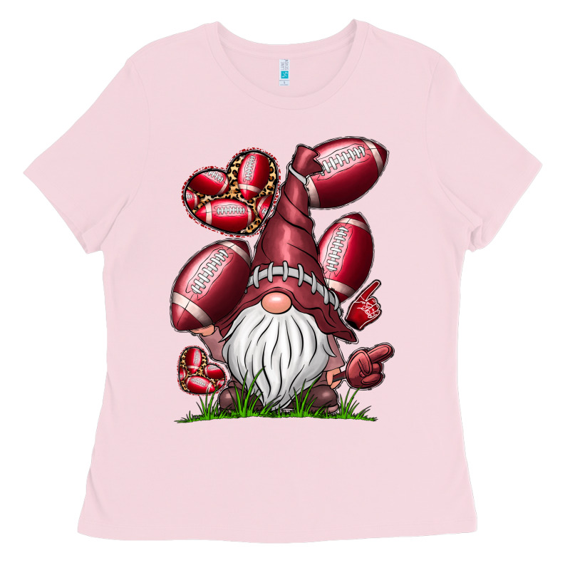 American Football Gnome Ladies Tee by CowhideDigitalArt | Teevron