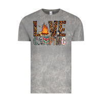 Cloud Rock Love Camping Vintage Tee - CowhideDigitalArt
