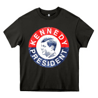 Asphalt vintage 1960 kennedy for president Heavy Core Tee - DesigneFamous