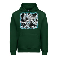 Foreset Green cowhide glitter leather background Urban Hoodie - RanaPortraitStore