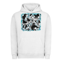 Pigment Lunar Rock cowhide glitter leather background Urban Hoodie - RanaPortraitStore
