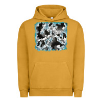 Pigment Peanut Butter cowhide glitter leather background Urban Hoodie - RanaPortraitStore