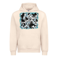 Sandshell cowhide glitter leather background Urban Hoodie - RanaPortraitStore