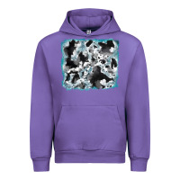 Tulip cowhide glitter leather background Urban Hoodie - RanaPortraitStore