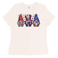 Bone American Gnomes Ladies Tee - CowhideDigitalArt