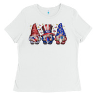 White American Gnomes Ladies Tee - CowhideDigitalArt
