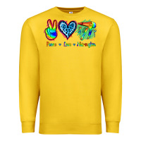 Lemon Peace Love Hairstylist Premium Sweatshirt - Jasminsmagicworld
