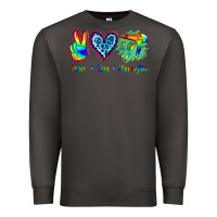 Smoke Peace Love Hairstylist Premium Sweatshirt - Jasminsmagicworld