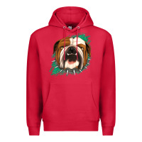 Cardinal Bulldog Green glitter Premium Hoodie - Jasminsmagicworld
