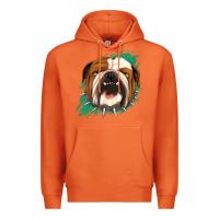 Carrot Bulldog Green glitter Premium Hoodie - Jasminsmagicworld
