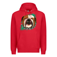 Red Bulldog Green glitter Premium Hoodie - Jasminsmagicworld