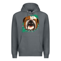 Rock Bulldog Green glitter Premium Hoodie - Jasminsmagicworld