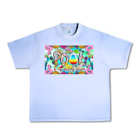 Grape Ice The Pool Is My Happy Place Urban Heavy Tee - CowhideDigitalArt