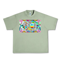 Oil Green The Pool Is My Happy Place Urban Heavy Tee - CowhideDigitalArt