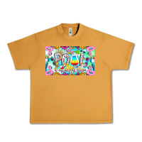 Peanut Butter The Pool Is My Happy Place Urban Heavy Tee - CowhideDigitalArt