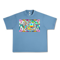 Pebble Blue The Pool Is My Happy Place Urban Heavy Tee - CowhideDigitalArt