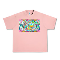 Salmon The Pool Is My Happy Place Urban Heavy Tee - CowhideDigitalArt