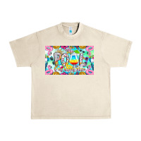 Sandshell The Pool Is My Happy Place Urban Heavy Tee - CowhideDigitalArt