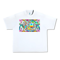 White The Pool Is My Happy Place Urban Heavy Tee - CowhideDigitalArt