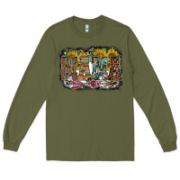 Army Green mama western Long Sleeve Tee - RacoonDesign