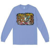 Colony Blue mama western Long Sleeve Tee - RacoonDesign
