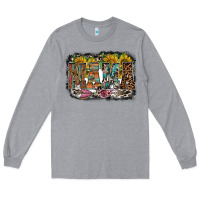 Heather Grey mama western Long Sleeve Tee - RacoonDesign