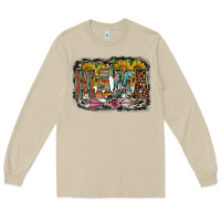 Mushroom mama western Long Sleeve Tee - RacoonDesign